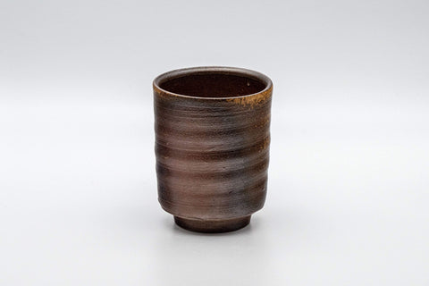 Japanese Teacup - Tsutsu-gata Bizen-yaki Yunomi - 160ml - Tezumi