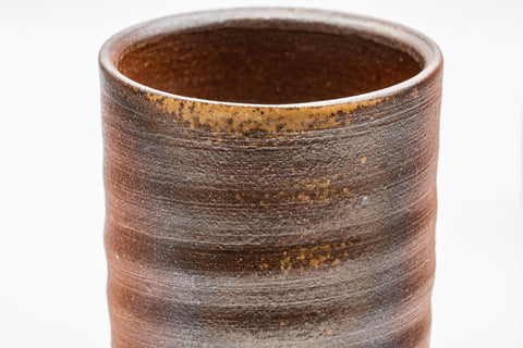 Japanese Teacup - Tsutsu-gata Bizen-yaki Yunomi - 160ml - Tezumi