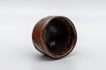 Japanese Pottery - Hand-formed Yunomi Teacup - 55ml - top-down view showing the glazed interior