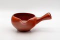 Tezumi — Japanese Yuzamashi - Red Shudei Tokoname-yaki Water Cooler - 220ml — front view from another angle
