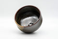 Tezumi — Japanese Matcha Bowl - Drip Glazed Hantsutsu-gata Chawan - 500ml — three-quarter view