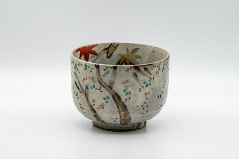 Tezumi — Japanese Matcha Bowl - Hantsutsu-gata Kyo-yaki Chawan - 350ml — front view from another angle