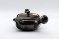 Japanese Kyusu - Black Kokudei Owl Sculpted Tokoname-yaki Teapot - 350ml - Tezumi