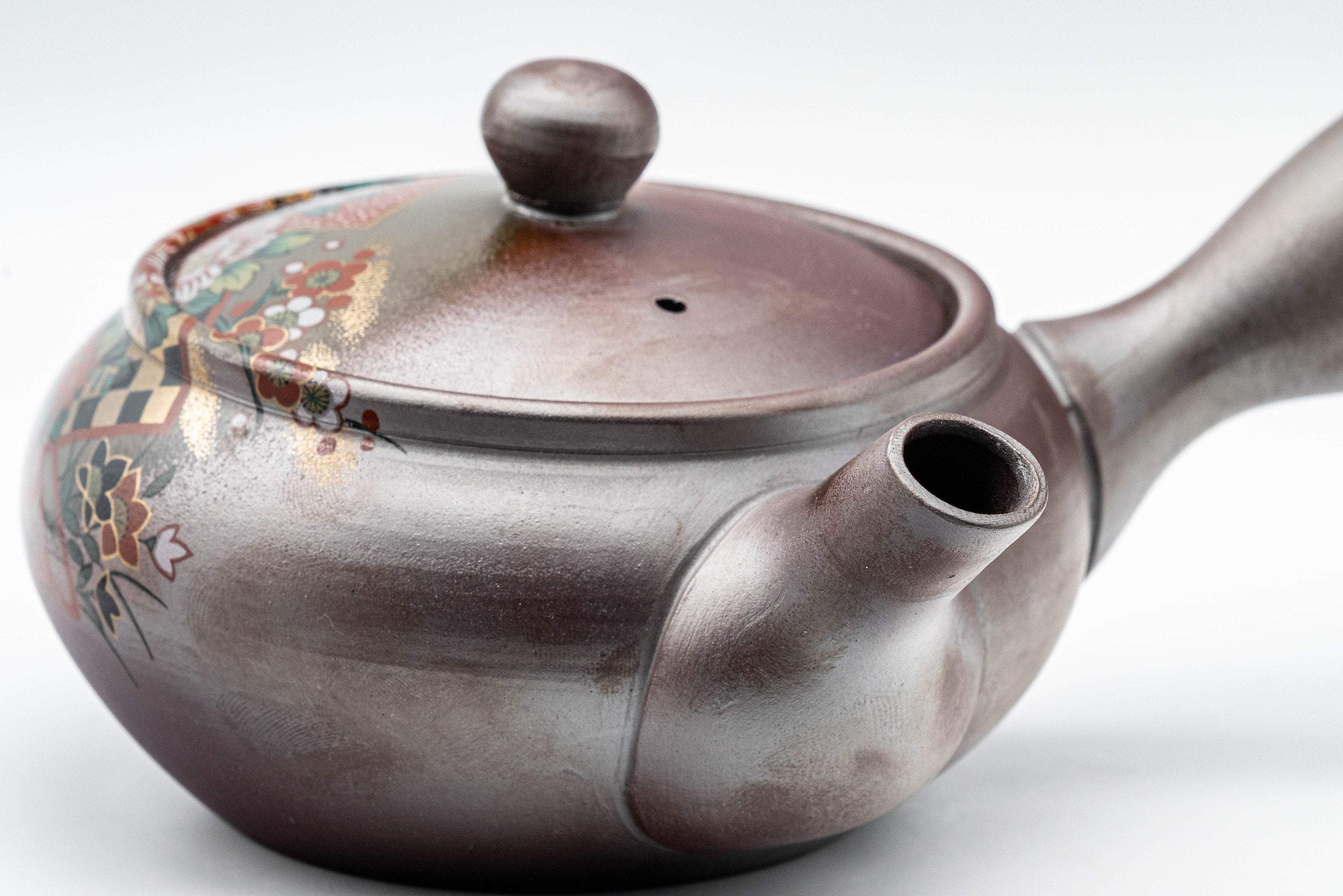 Japanese Kyusu - 阿久津 Banko-yaki Nozomi-style Teapot - 330ml - Tezumi