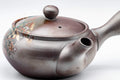 Tezumi — Japanese Kyusu - 阿久津 Banko-yaki Nozomi-style Teapot - 330ml — side profile showing the spout and handle