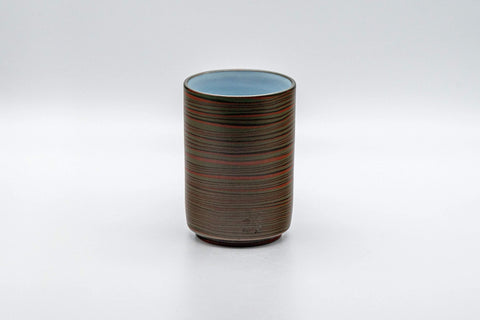 Japanese Teacup - 雲仙窯 Unzen Kiln Nerikomi Tokoname-yaki Yunomi - 180ml - Tezumi