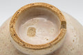 Japanese Teacups - Set of 3 Gohonte Hagi-yaki Yunomi - 140ml - closeup of the underside and foot