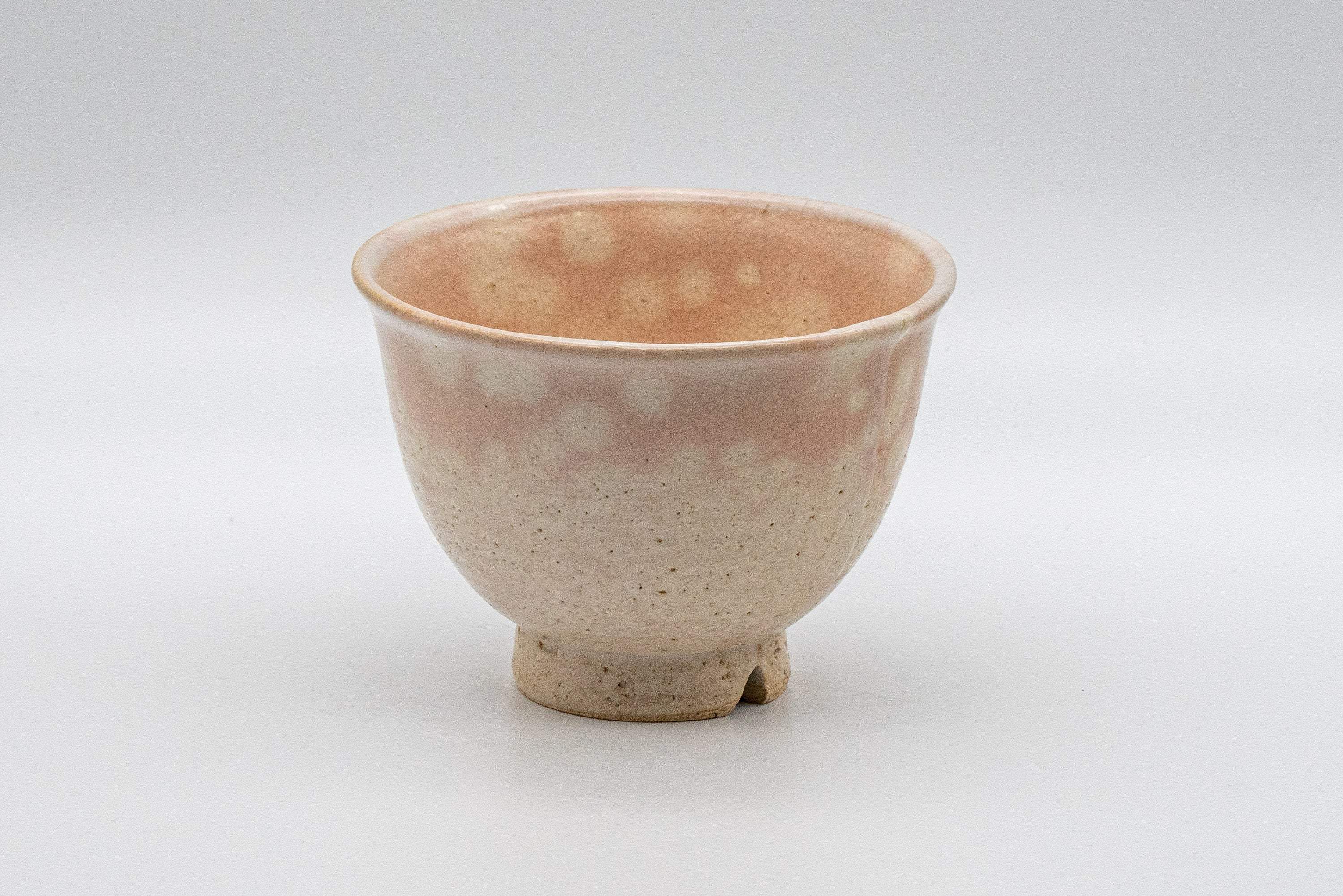 Japanese Teacups - Set of 3 Gohonte Hagi-yaki Yunomi - 140ml
