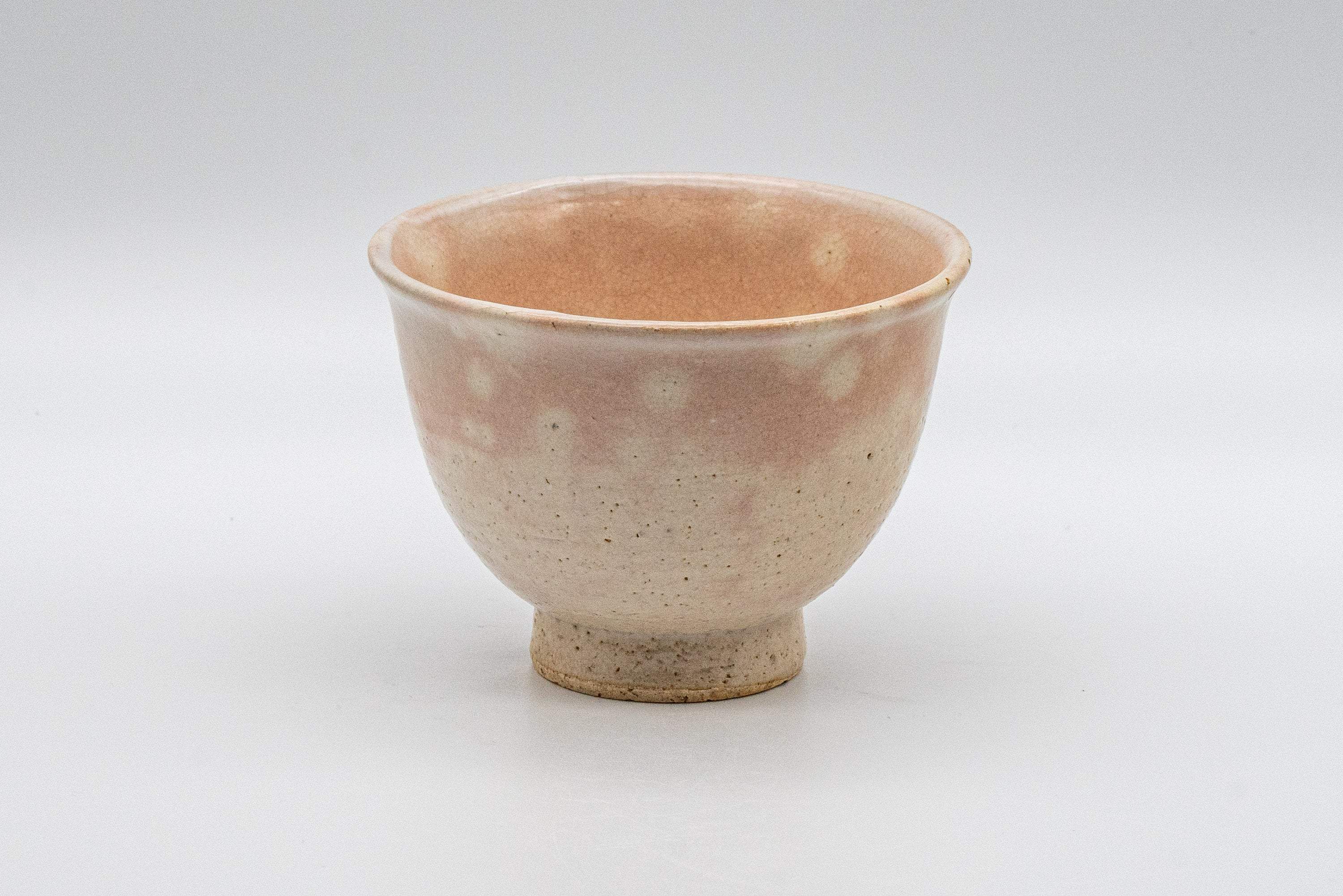 Japanese Teacups - Set of 3 Gohonte Hagi-yaki Yunomi - 140ml