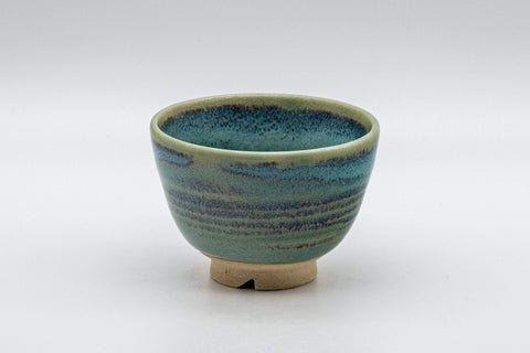 Japanese Teacup - Turquoise Wan-nari Yunomi - 100ml