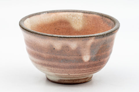 Japanese Teacup - Shino Glazed Wan-nari Guinomi - 65ml