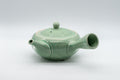 Japanese Kyusu - Mint Green Hiramaru-gata Obi-ami Teapot - 250ml - Tezumi