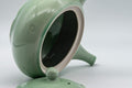 Japanese Kyusu - Mint Green Hiramaru-gata Obi-ami Teapot - 250ml - Tezumi