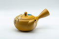 Japanese Kyusu - Takasuke Kiln Sasame Filter Tokoname-yaki Teapot - 250ml - three-quarter view