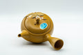 Japanese Kyusu - Takasuke Kiln Sasame Filter Tokoname-yaki Teapot - 250ml - top view showing the lid