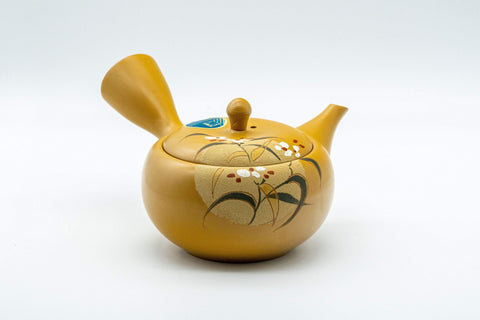 Japanese Kyusu - 高資窯 Takasuke Kiln - Sasame Filter Tokoname-yaki Teapot - 250ml