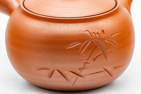 Japanese Kyusu - Bamboo Tokoname-yaki Debeso Teapot - 325ml - Tezumi