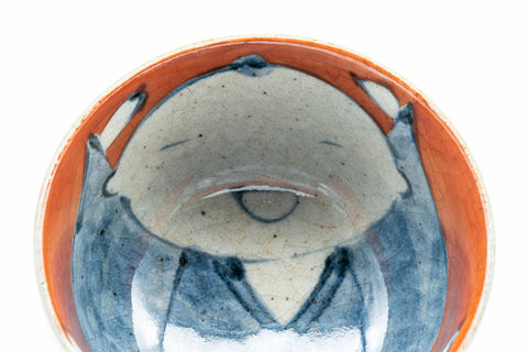 Japanese Teacup - Happy Man Wan-nari Yunomi - 165ml