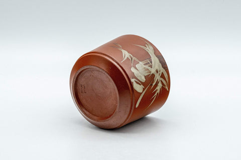 Japanese Teacup - 亮泉 朱泥 Tsutsu-gata Tokoname-yaki Yunomi - 115ml