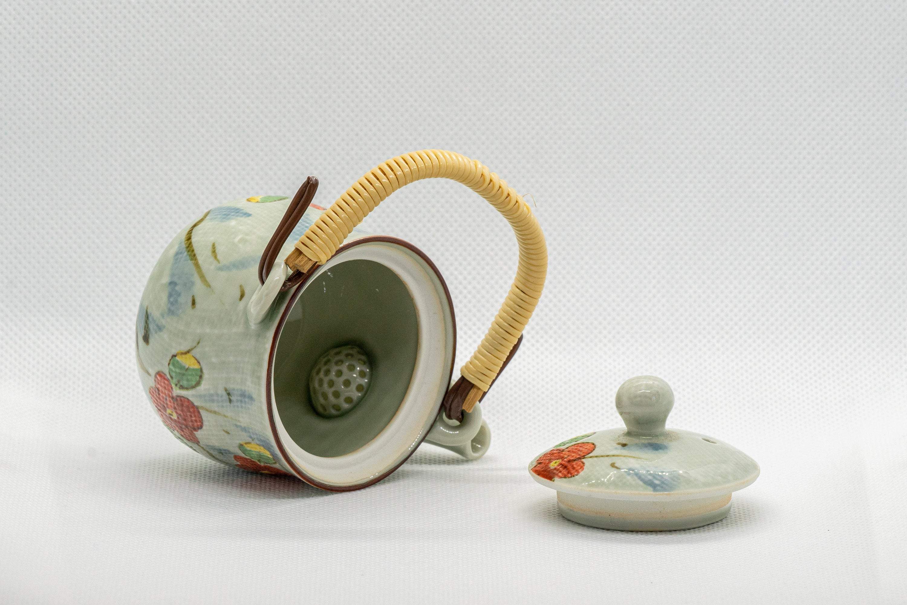 Japanese Dobin - Small Floral Top-handle Teapot - 90ml - Tezumi