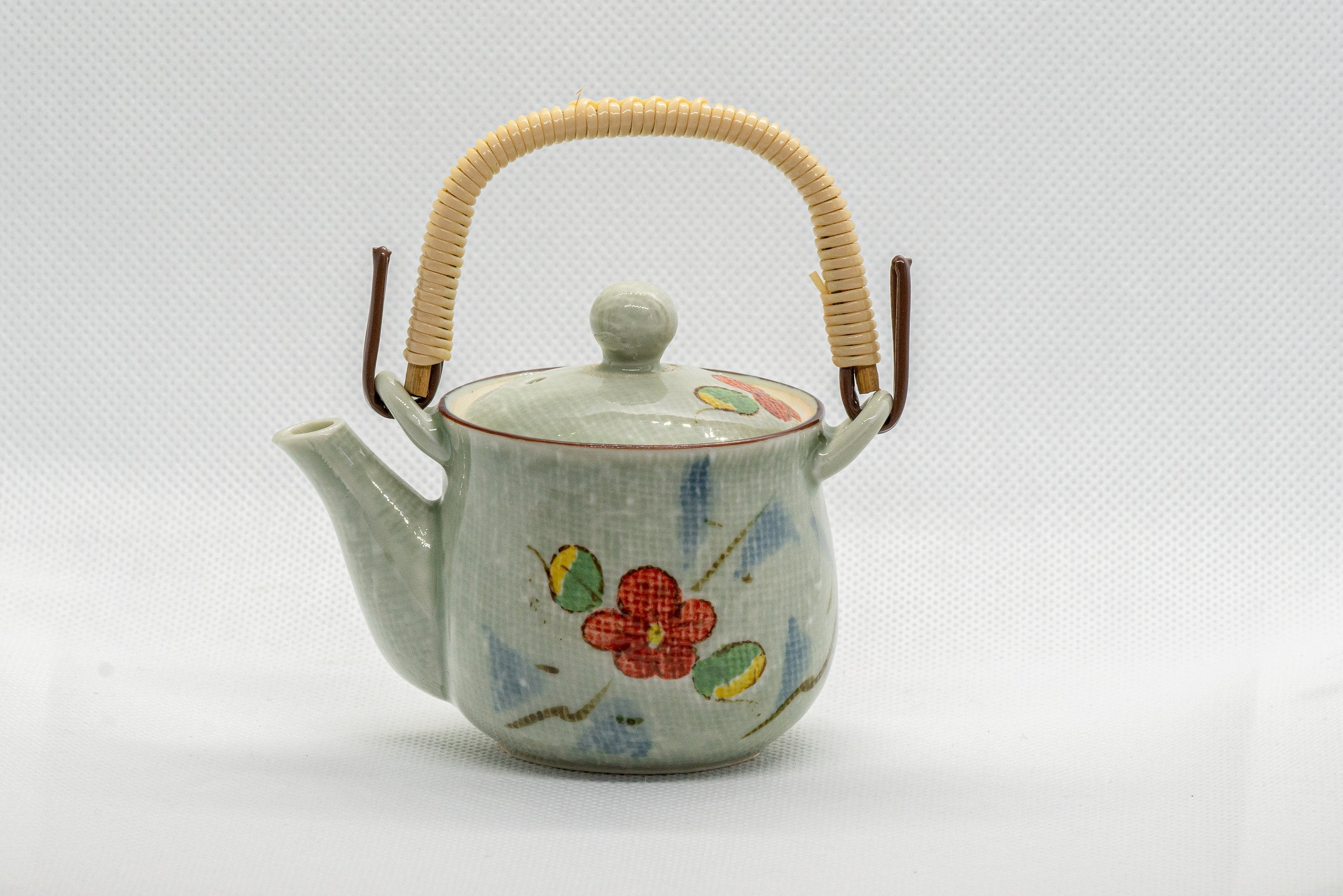 Japanese Dobin - Small Floral Top-handle Teapot - 90ml - Tezumi