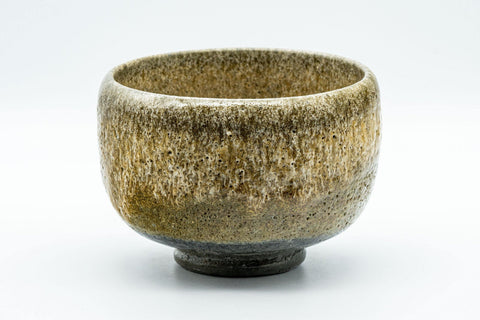 Japanese Matcha Bowl - Textured Glaze Olive-Brown Chawan - 500ml - Tezumi