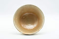 Tezumi — Japanese Matcha Bowl - Gohonte Glazed Hatazori-gata Hagi-yaki Chawan - 400ml — three-quarter view