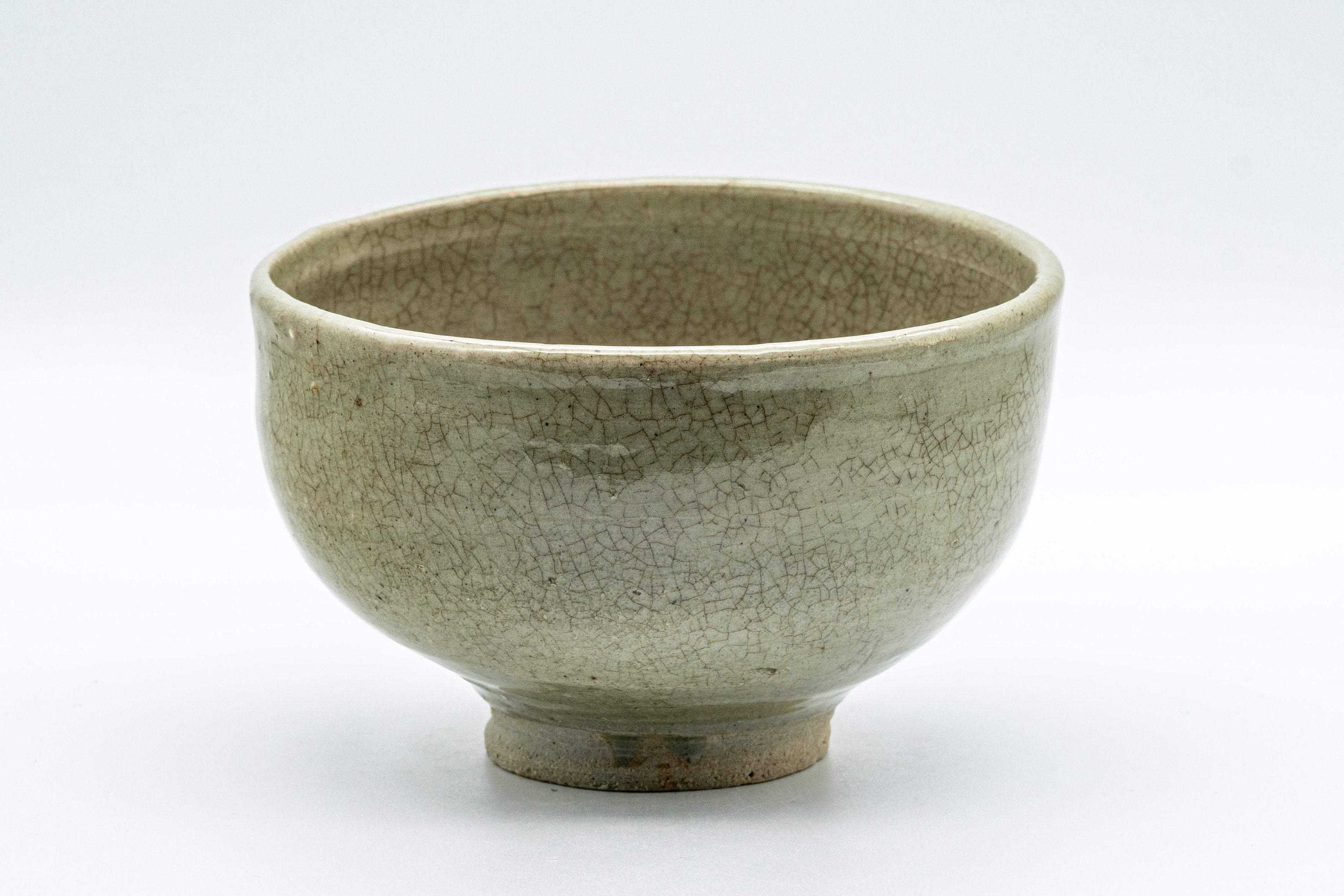 Japanese Matcha Bowl - Celadon Hantsutsu-gata Chawan - 350ml