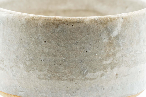 Japanese Matcha Bowl - Large Grey Glazed Hantsutsu-gata Chawan - 600ml - Tezumi