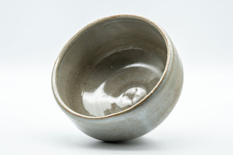 Japanese Matcha Bowl - Milky Glazed Hantsutsu-gata Chawan - 400ml