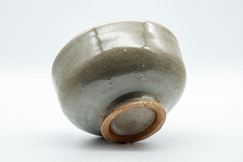 Japanese Matcha Bowl - Milky Glazed Hantsutsu-gata Chawan - 400ml