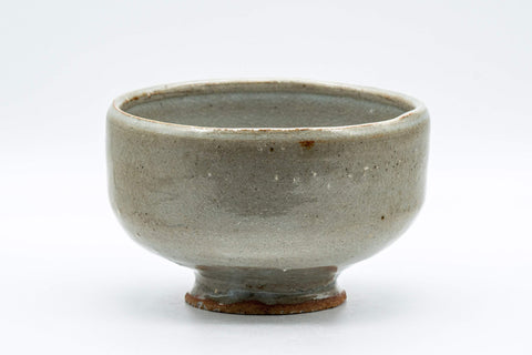 Japanese Matcha Bowl - Milky Glazed Hantsutsu-gata Chawan - 400ml