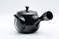 Japanese Kyusu - Black Kurodei Tokoname-yaki Teapot - 375ml - Tezumi