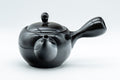 Japanese Kyusu - Black Kurodei Tokoname-yaki Teapot - 400ml - Tezumi