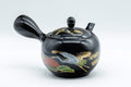 Japanese Kyusu - Black Kurodei Tokoname-yaki Teapot - 400ml - Tezumi