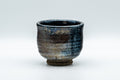 Japanese Teacup - Metallic Bronze Glazed Yunomi - 200ml - three-quarter view of the cup