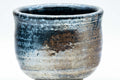 Japanese Teacup - Metallic Bronze Glazed Yunomi - 200ml - closeup of the bronze glaze and rim