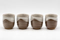 Japanese Tea Set - Nasu-gata Debeso Kyusu with 4 Tsutsu-gata Yunomi - 375ml - Tezumi