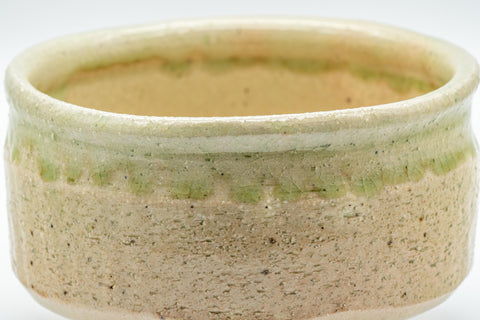 Japanese Matcha Bowl Set - Drip Glazed Chadamari Hantsutsu-gata Chawan with Bamboo Chasen Whisk and Chashaku Scoop- 450ml