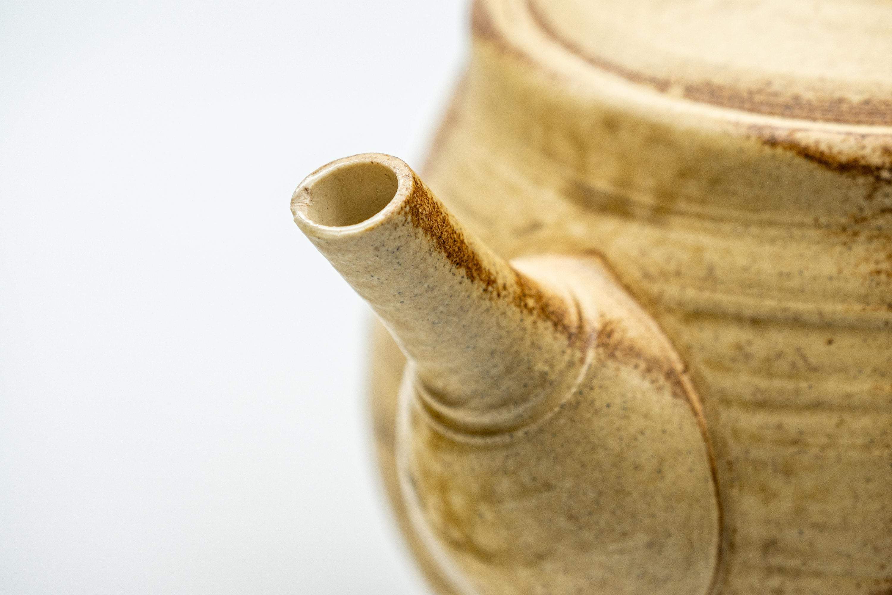 Japanese Tea Set - 夙山 Nasu-gata Do-ake Kyusu with 3 Yunomi - 575ml - Tezumi