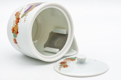 Japanese Senchado Tea Set - Porcelain Houhin, Katakuchi, and 4 Gyokurowan - 125ml - Tezumi