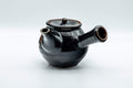 Tezumi — Japanese Tea Set - 陶幸 Do-ake Kyusu with 5 Yunomi - 350ml — the teapot side view with the handle