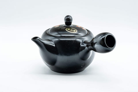 Japanese Kyusu - 盛山窯 Year of the Tiger, Black Kurodei Tokoname-yaki Teapot - 380ml - Tezumi