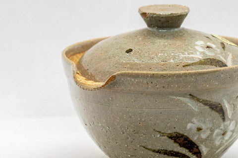 Japanese Shiboridashi - 和 Floral Kiyomizu-yaki Teapot - 125ml