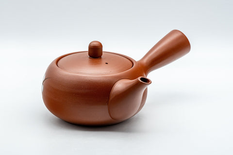 Japanese Kyusu - 常滑焼 Plum Blossom Tokoname-yaki Debeso Teapot - 350ml