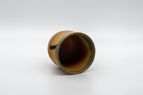 Japanese Teacup - Orange Tsutsu-gata Yunomi - 160ml