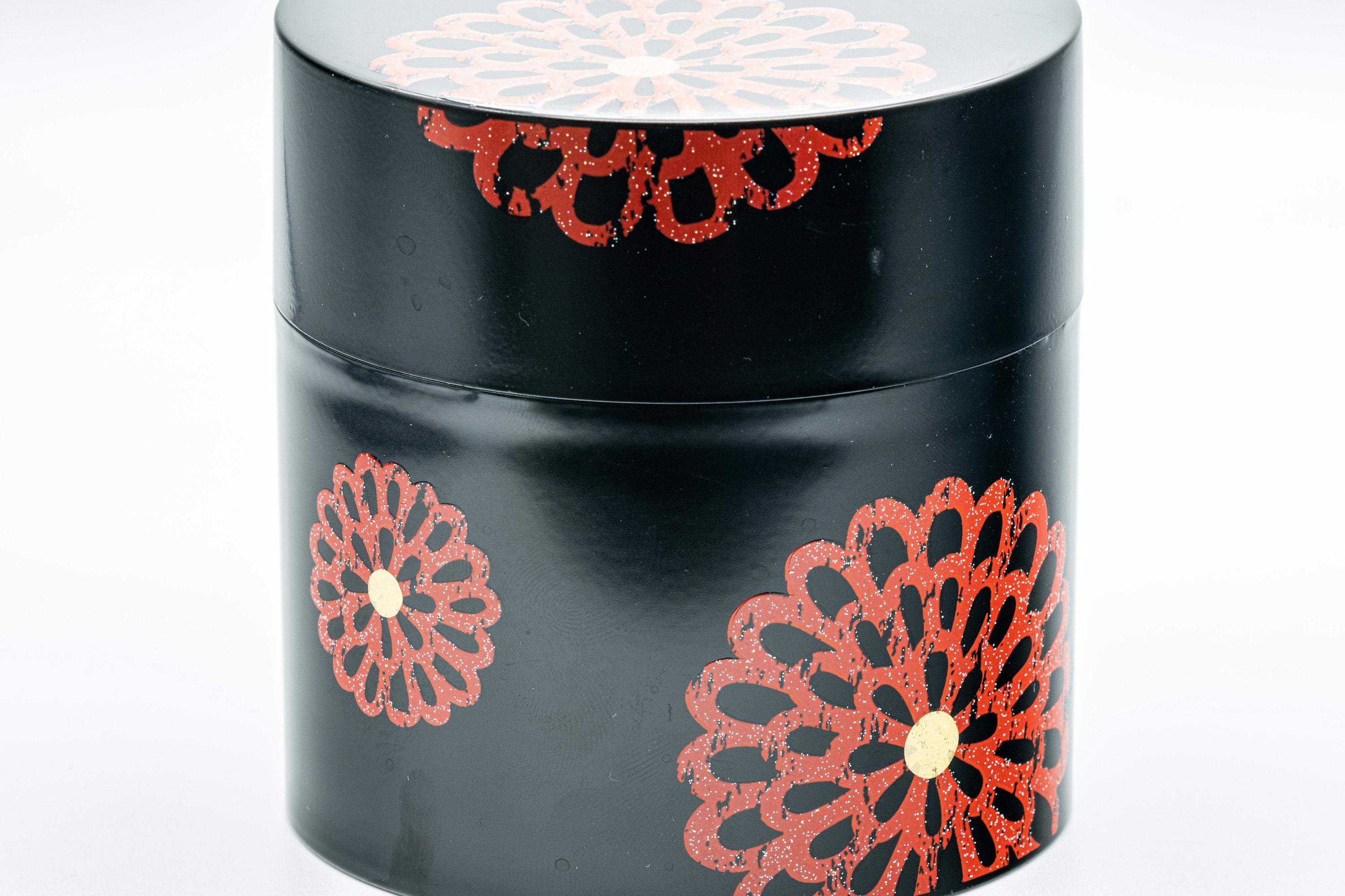 Japanese Chazutsu - Hakoya Floral Canister - 350ml - Tezumi