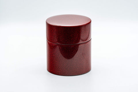 Japanese Chazutsu - 七々子塗 Nanako-nuri - Urushi Lacquer Tea Canister - 350ml - Tezumi