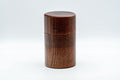 Tezumi — Japanese Chazutsu - 欅 Keyaki Zelkova Wooden Tea Canister - 200ml — lid removed beside the body