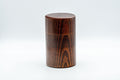 Tezumi — Japanese Chazutsu - 欅 Keyaki Zelkova Wooden Tea Canister - 200ml — top-down view showing the interior